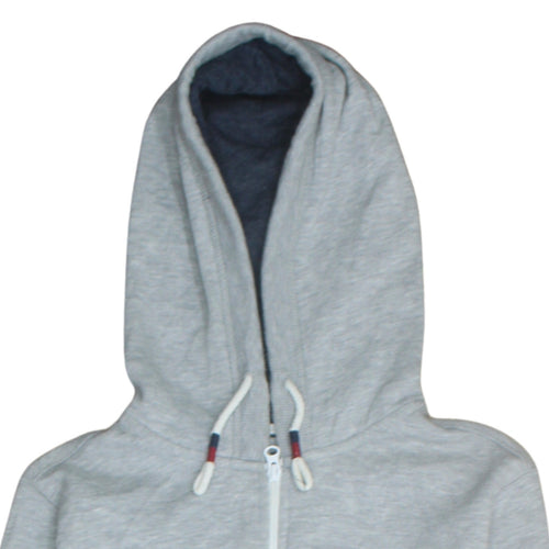 Tommy Jeans Men's Grey Full Zip Hoodie Regular Fit Size M