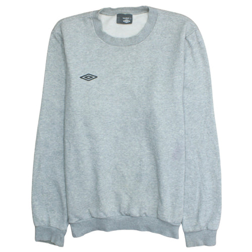 Umbro Men's Grey L Pullover Crew Neck Sweatshirt