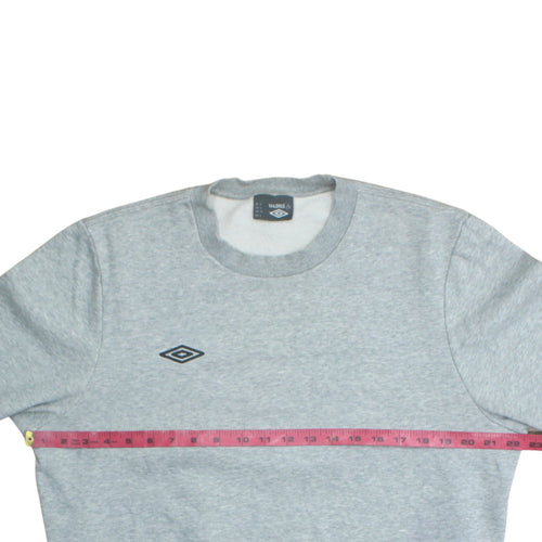 Umbro Men's Grey L Pullover Crew Neck Sweatshirt