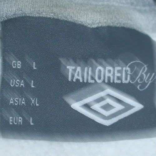 Umbro Men's Grey L Pullover Crew Neck Sweatshirt