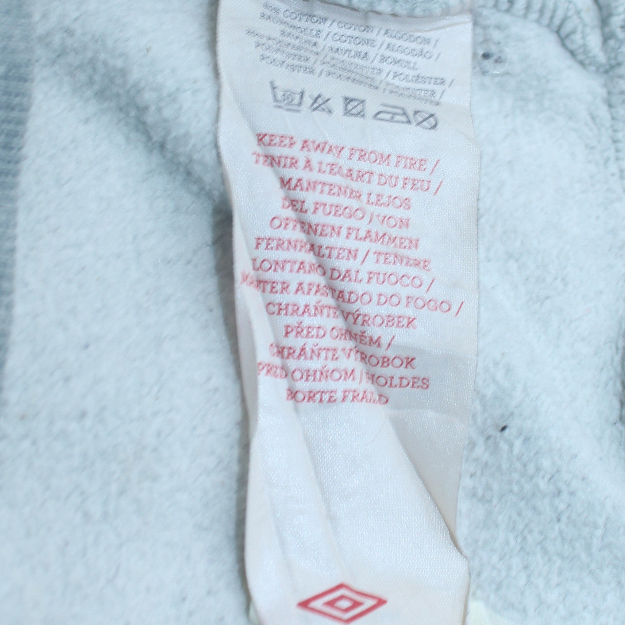 Umbro Men's Grey L Pullover Crew Neck Sweatshirt