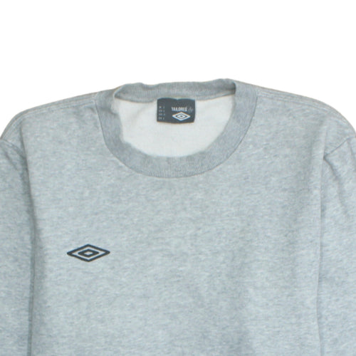 Umbro Men's Grey L Pullover Crew Neck Sweatshirt