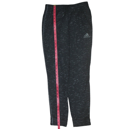 Adidas Men’s Black Cotton Blend Jogger Trousers M Regular Fit