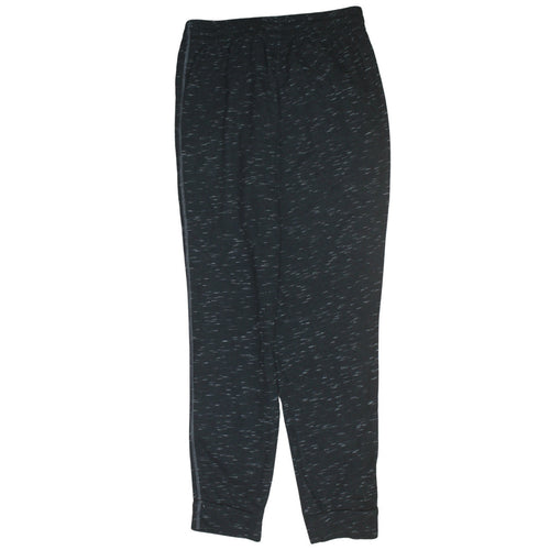 Adidas Men’s Black Cotton Blend Jogger Trousers M Regular Fit