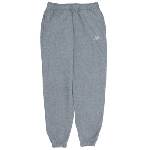 Nike Men's Grey Fleece Sweatpants M Regular Fit Tapered Joggers