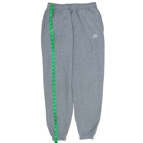 Nike Men's Grey Fleece Sweatpants M Regular Fit Tapered Joggers