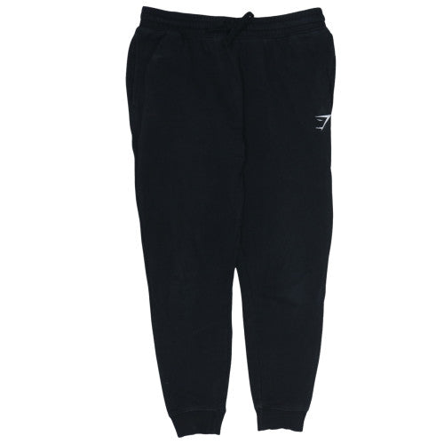 Gymshark Men Black Jogger Trousers L Regular Fit Cotton Blend