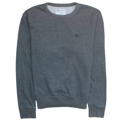 Champion Men's Grey Crew Neck Sweatshirt Size S Classic Fit