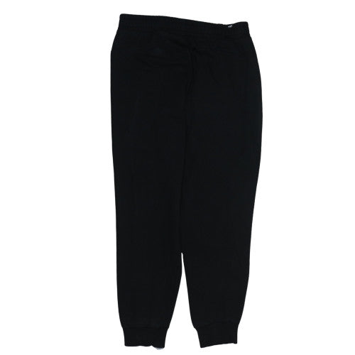 Puma Men's Black L Regular Fit Sweatpants with Logo