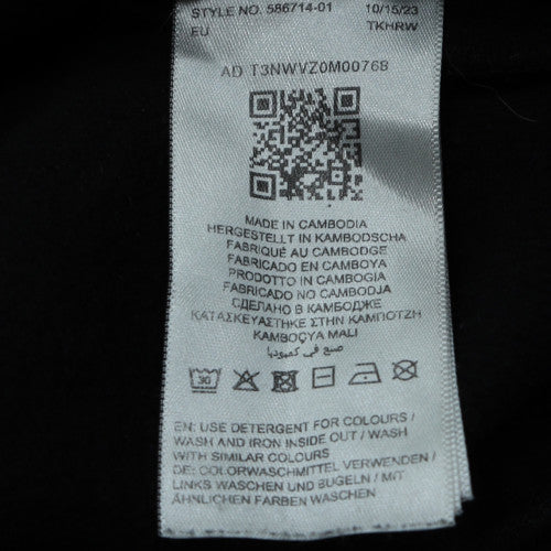 Puma Men's Black L Regular Fit Sweatpants with Logo