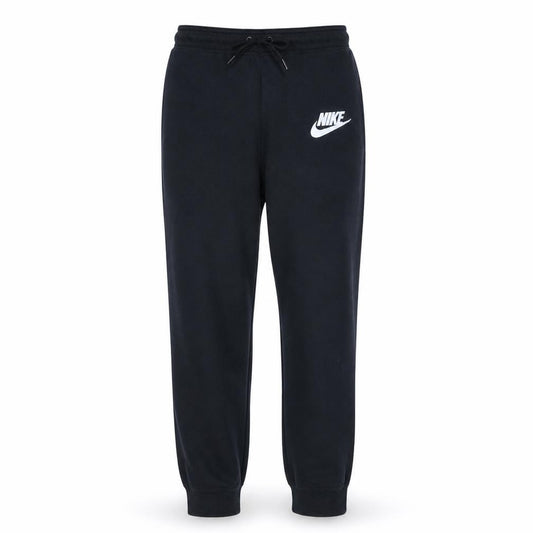 Front view of Nike Men's Black Small Regular Fit Tapered Sweatpants