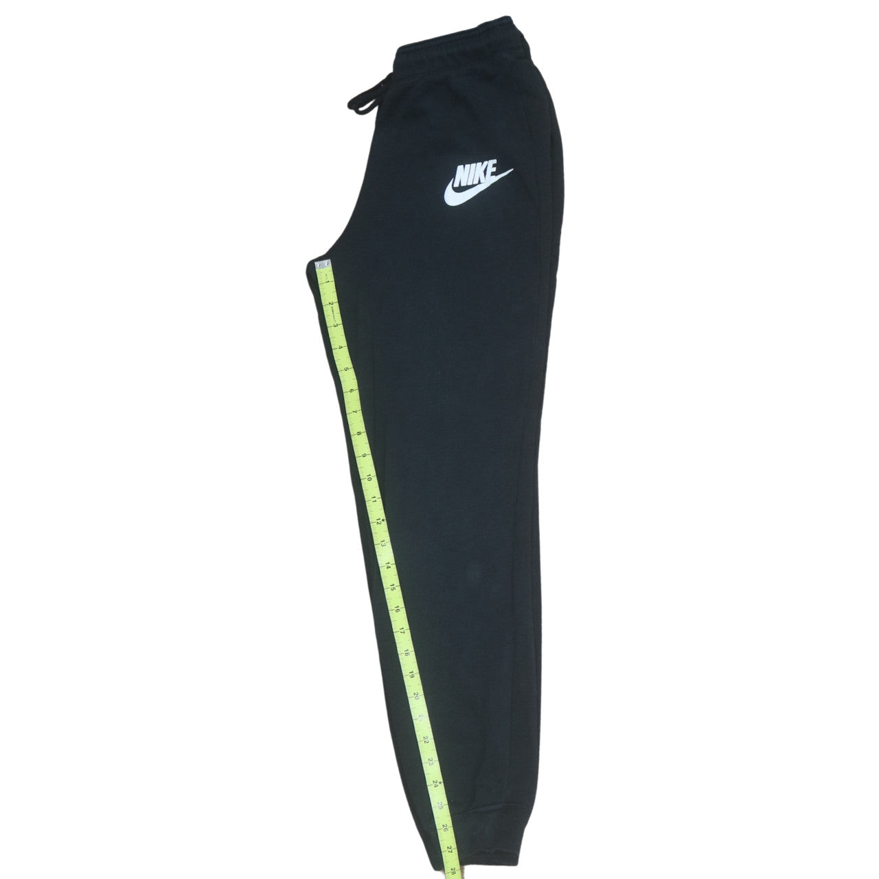 Nike Men's Black Small Regular Fit Tapered Sweatpants