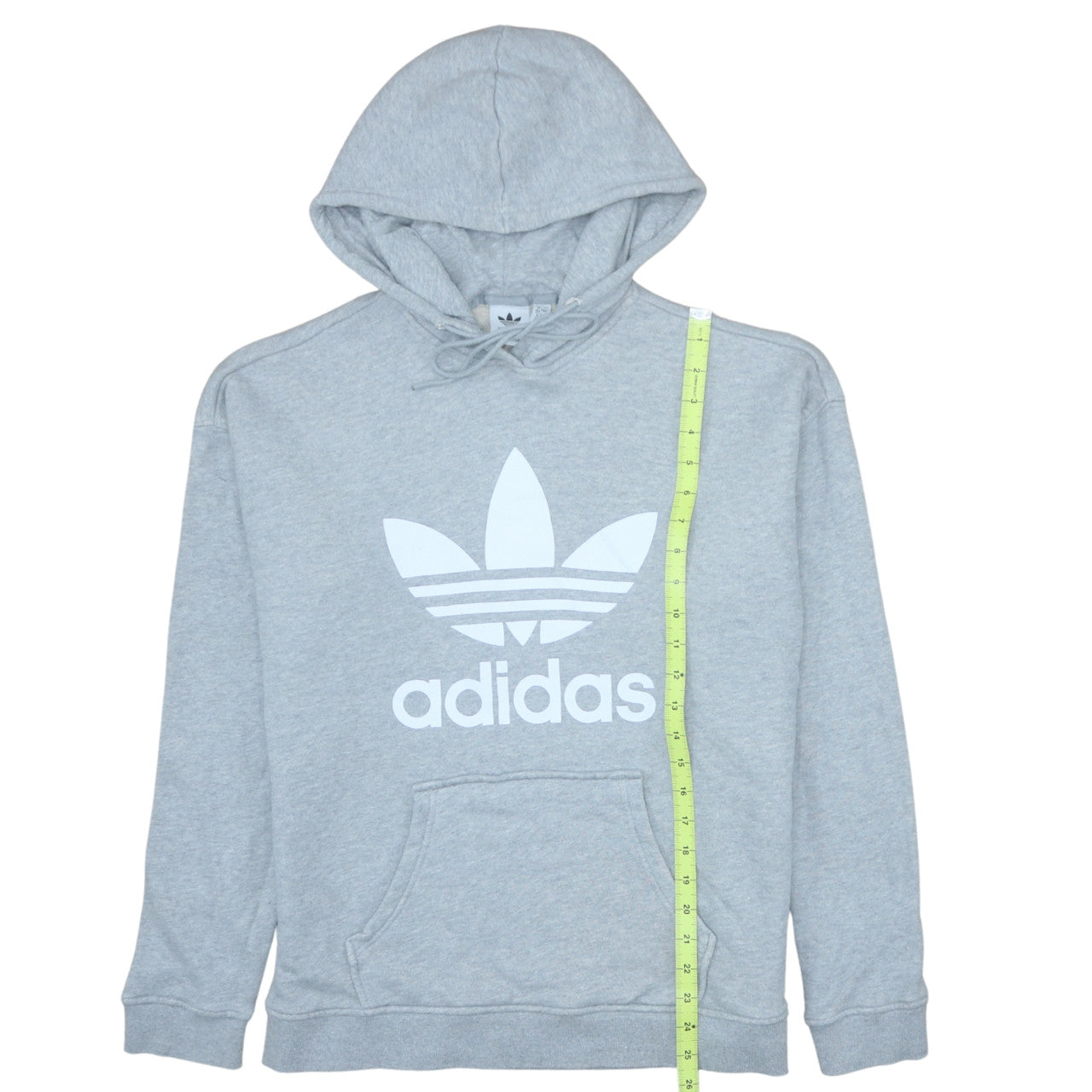 Adidas Women Grey Size 12 Pullover Hoodie Sweatshirt