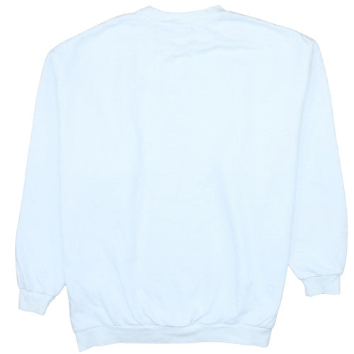 Gymshark Men's White Pullover Sweatshirt Size M Regular Fit