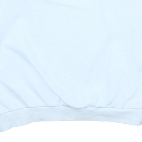 Gymshark Men's White Pullover Sweatshirt Size M Regular Fit