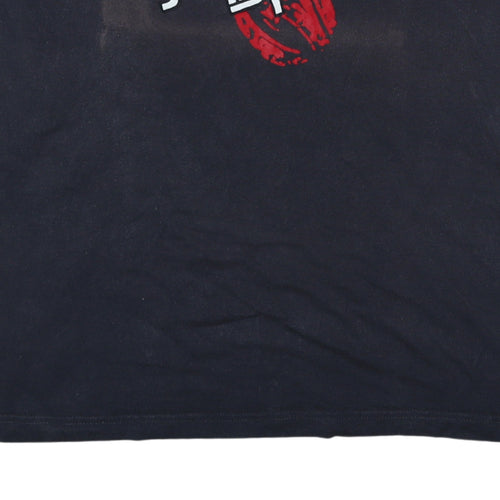 Adidas Men's XL Red Navy Just Sports Graphic T-Shirt Crew Neck