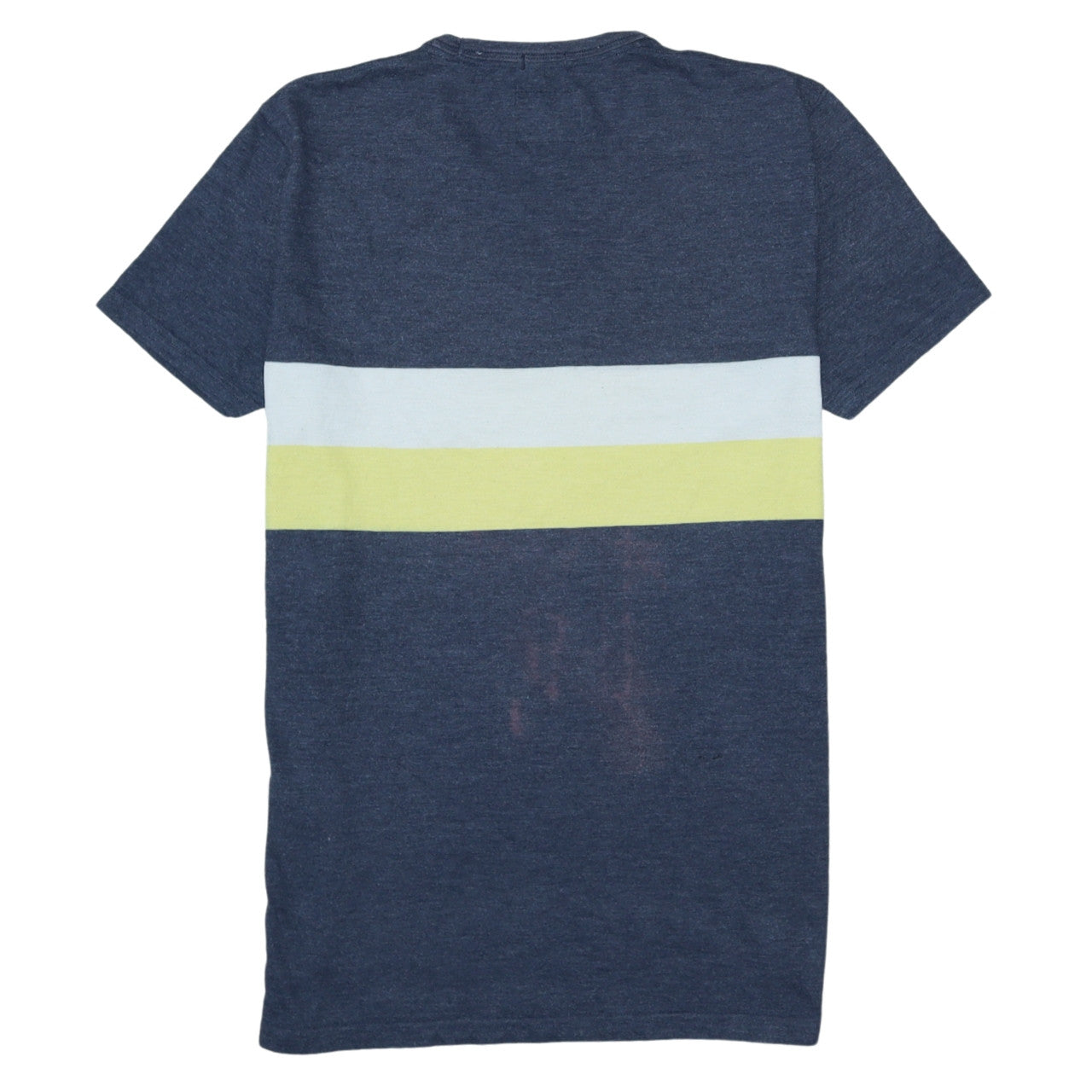 Abercrombie & Fitch Men's Blue Stripe Crew Neck Muscle Fit T-Shirt Size M