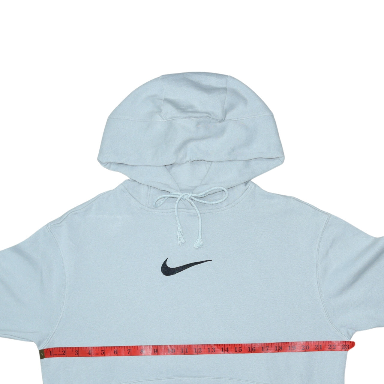 Nike Men's Grey XS Pullover Hoodie with Logo and Drawstring
