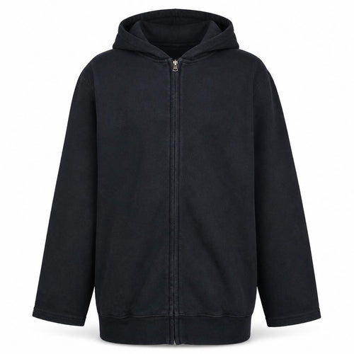 Umbro Men’s Black Full Zip Hoodie Size M Sports Logo Fleece