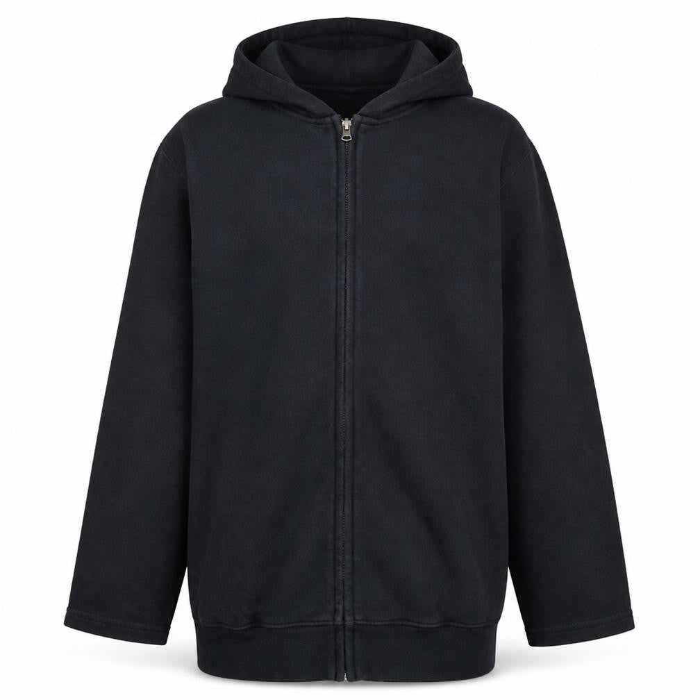 Umbro Men’s Black Full Zip Hoodie Size M Sports Logo Fleece