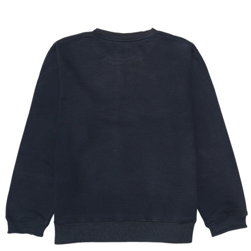 Nike Men’s Black Logo Cotton Fleece Pullover Sweatshirt L