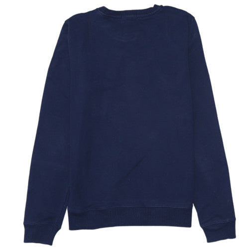 Calvin Klein Jeans Boys Navy Blue Logo Crew Neck Sweatshirt Size 16