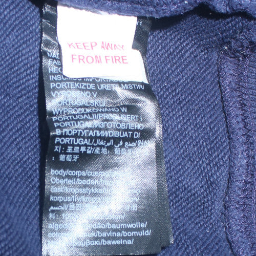 Calvin Klein Jeans Boys Navy Blue Logo Crew Neck Sweatshirt Size 16