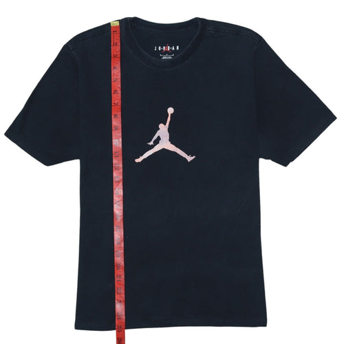 Jordan Men's Black Graphic Sports T-Shirt Size M Cotton