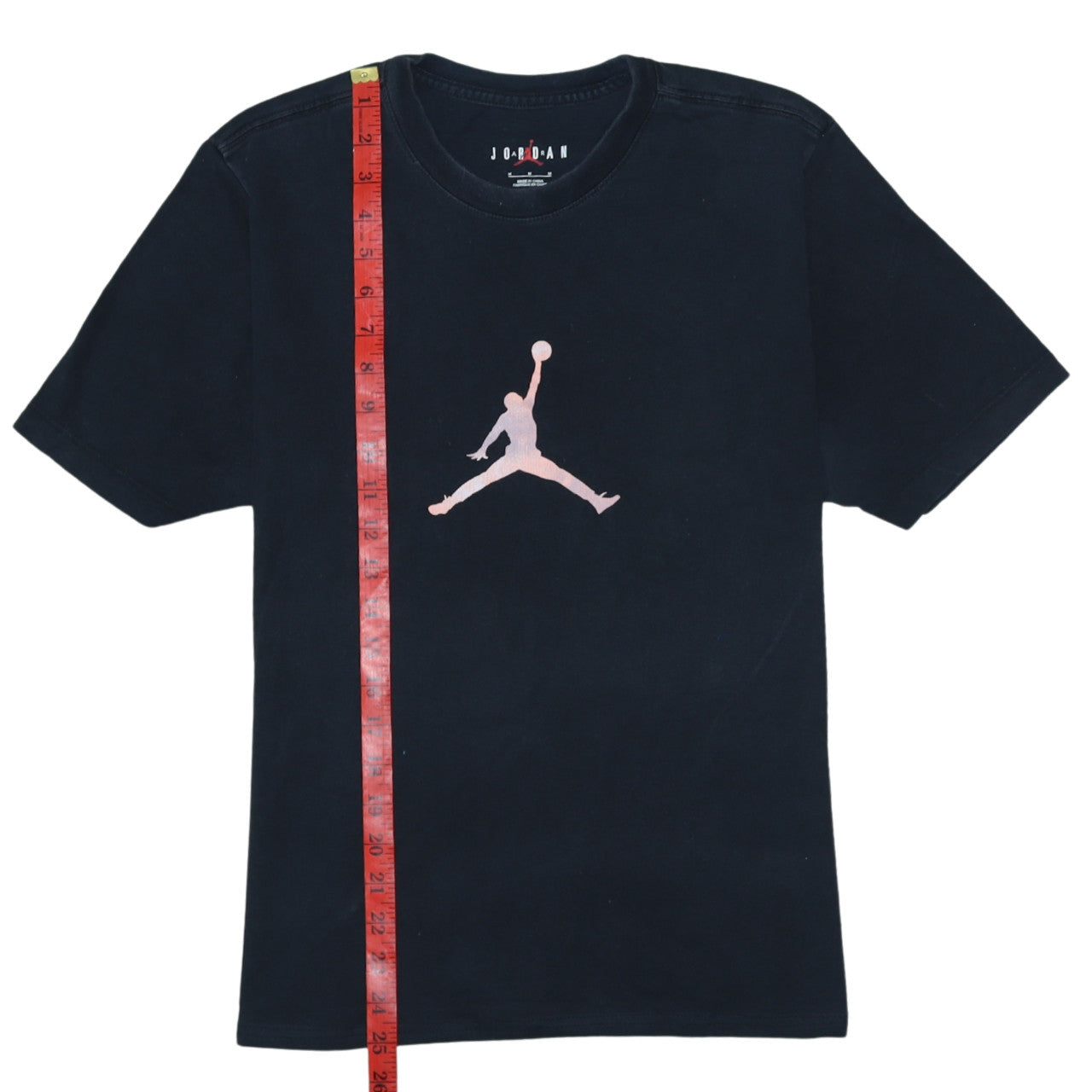Jordan Men's Black Graphic Sports T-Shirt Size M Cotton
