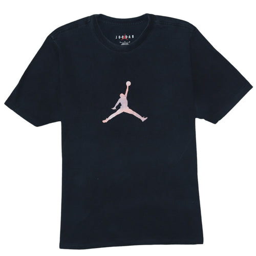 Jordan Men's Black Graphic Sports T-Shirt Size M Cotton