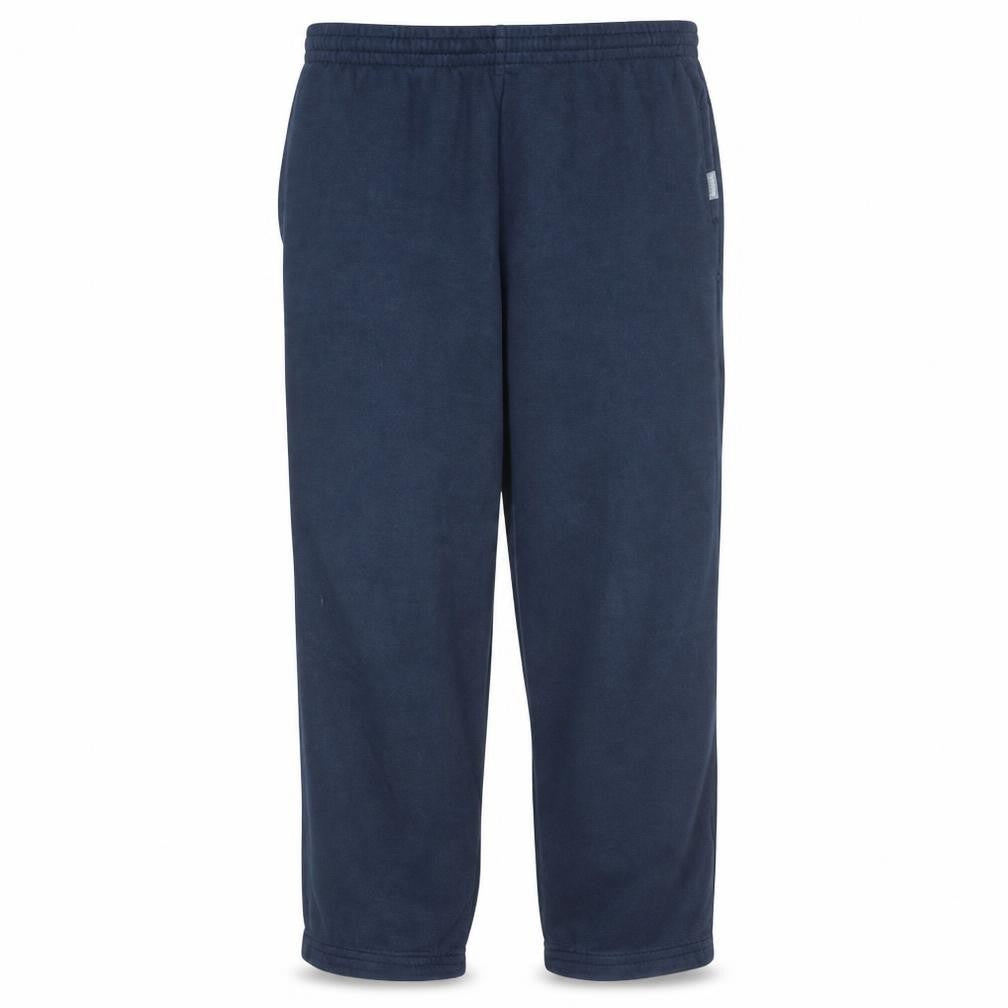 Reebok Men Blue Large Fleece Sweatpants Elastic Waist Casual