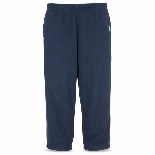 Front view of Reebok Men Blue Large Fleece Sweatpants Elastic Waist Casual