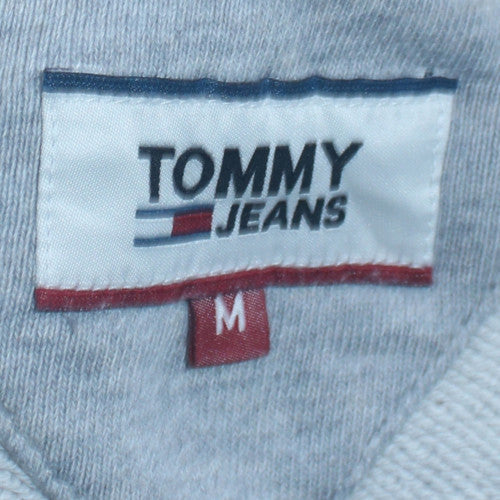 Tommy Jeans Men's Grey Logo Crew Neck Sweatshirt Size M