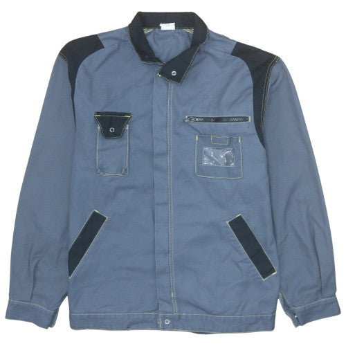 DMD Corporate Mens Grey Workwear Jacket Cotton Blend T2