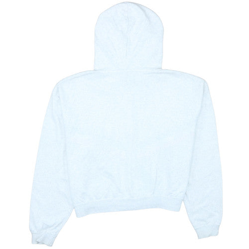 Nike Womens White Full Zip Hoodie Sweatshirt Medium Sportswear Logo