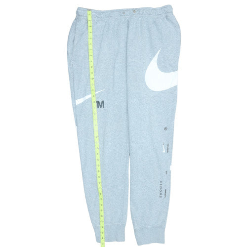 Nike Men’s Grey XL Sweatpants with Logo and Elastic Waist