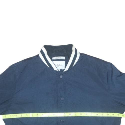 Goodfellow & Co Men's Blue Varsity Jacket M Water Resistant Casual