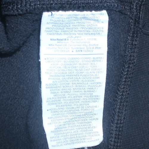 Nike Mens Black Pullover Hoodie Small Fleece Sportswear