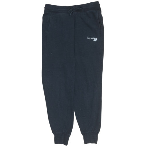 New Balance Men's Black Joggers M Regular Fit Fleece Tapered