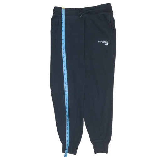 New Balance Men's Black Joggers M Regular Fit Fleece Tapered