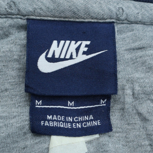 Nike Mens Blue Full Zip Hoodie Size M Hooded Sweatshirt