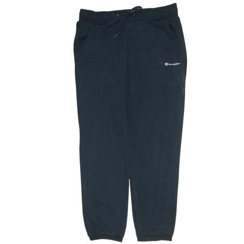 Champion Men's Black L Fleece Sweatpants with Logo