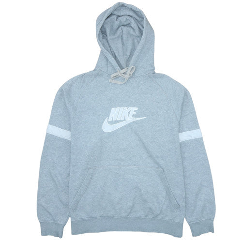 Nike Men's Grey XXL Pullover Hoodie with Logo