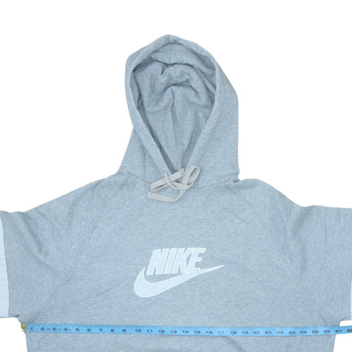 Nike Men's Grey XXL Pullover Hoodie with Logo