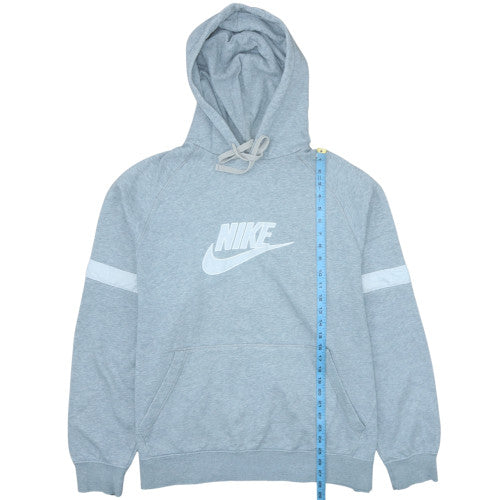 Nike Men's Grey XXL Pullover Hoodie with Logo