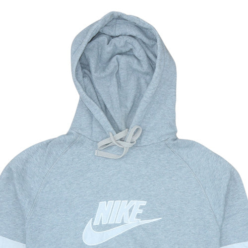 Nike Men's Grey XXL Pullover Hoodie with Logo