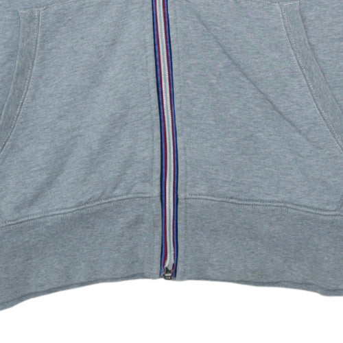 Tommy Hilfiger Men’s Grey Full Zip Hoodie L Classic Fit