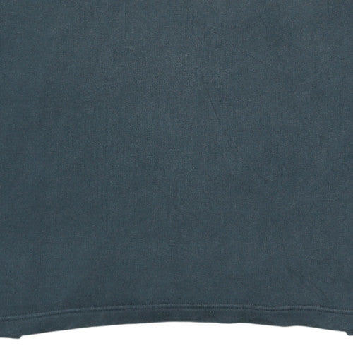 Lee Mens Blue High Neck Pullover Sweatshirt XL Vintage Style