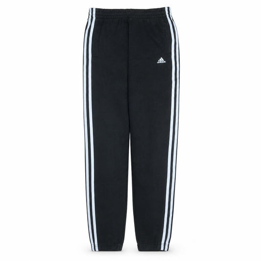 Adidas Boys Black Jogger Trousers 13-14 Years Cotton Blend Sportswear