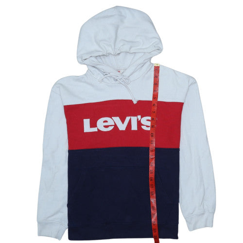 Levi's Mens Multicoloured Small Pullover Hoodie with Logo Print